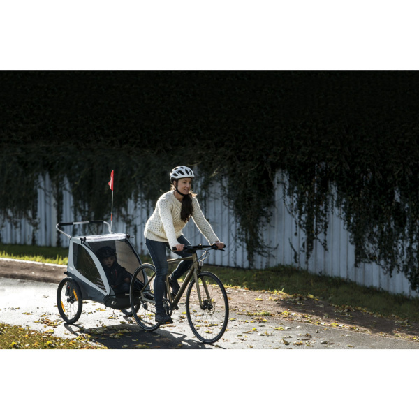 Remorque à vélo pour enfant coaster xt soft blue Thule