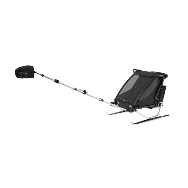 Pack remorque vélo chariot sport 2 places black + kit jogging Thule