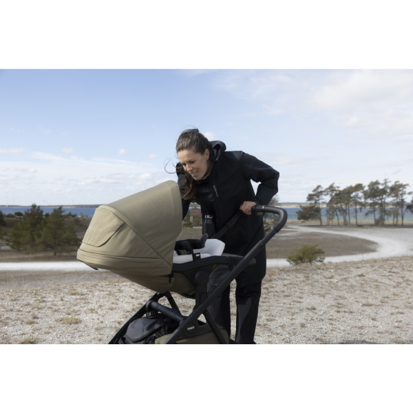 Poussette duo charm avec nacelle faded khaki Thule