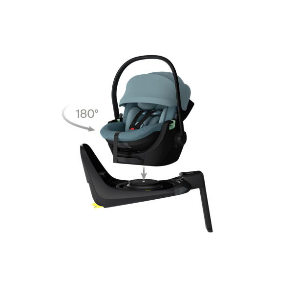Poussette trio urban glide 4 mid blue + siège auto maple mid blue + nacelle urban glide mid blue Thule