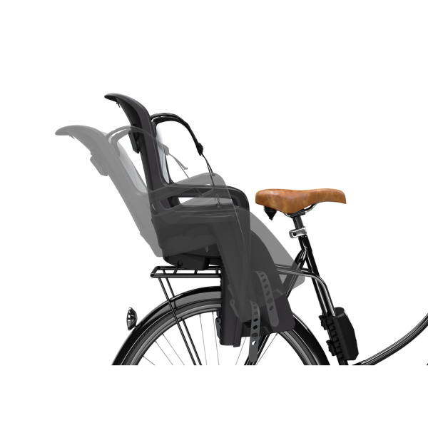 Siège vélo arrière sur cadre ridealong 2 dark gray Thule
