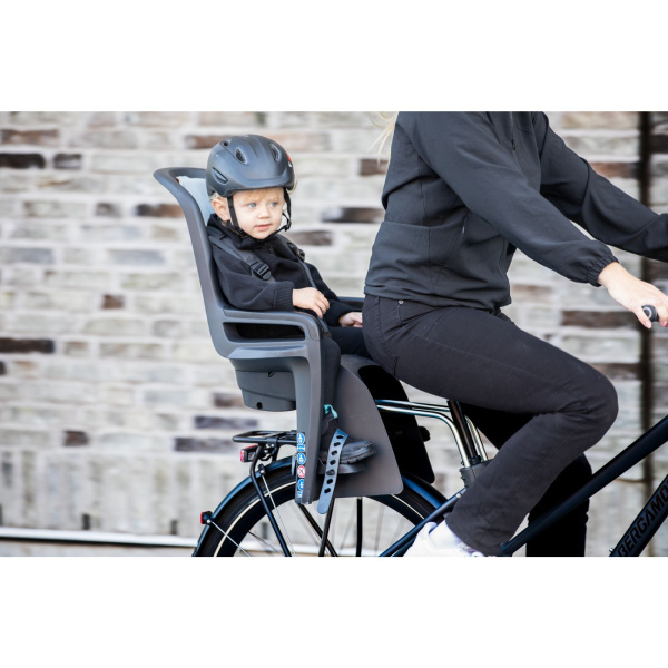 Siège vélo arrière sur cadre ridealong 2 dark gray Thule