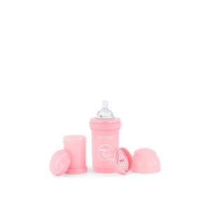 Biberon anti-colique 180 ml pastel rose Twistshake