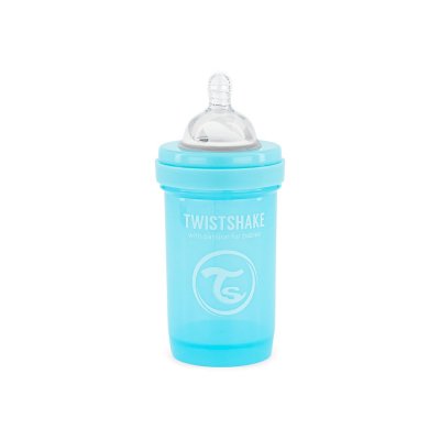 Biberon anti-colique 180 ml pastel bleu