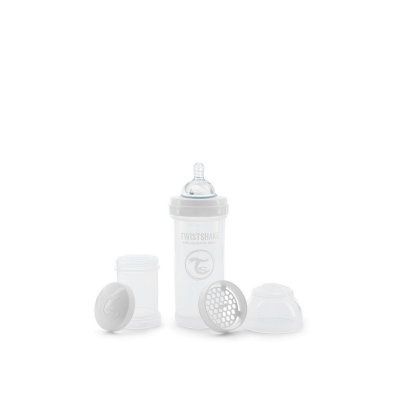 Biberon anti-colique 260 ml blanc