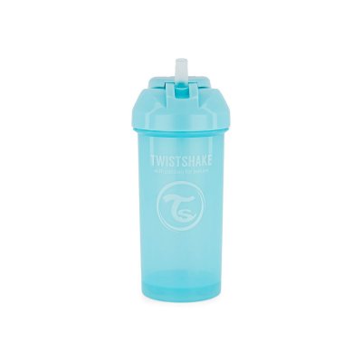 Tasse à paille 360ml bleu pastel - 6m+