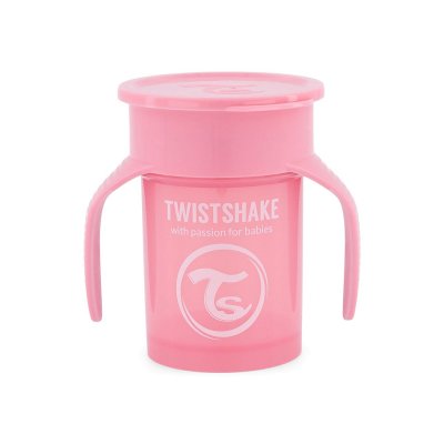 Tasse 360 degrés 230ml rose pastel - 6m+