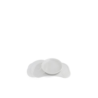 Plateau click mat mini + assiette blanc - 6m+