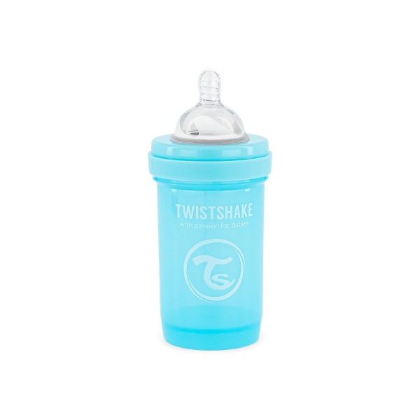 Biberon anti-colique 180 ml pastel bleu Twistshake