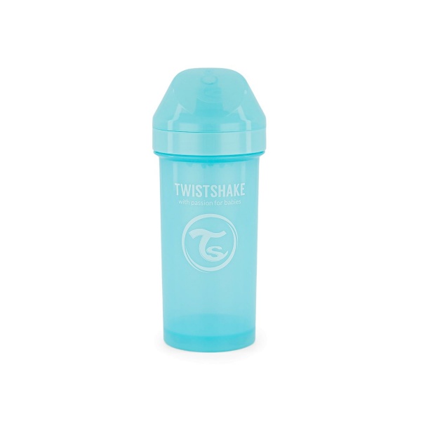Tasse infuseur kid cup 360 ml pastel bleu Twistshake