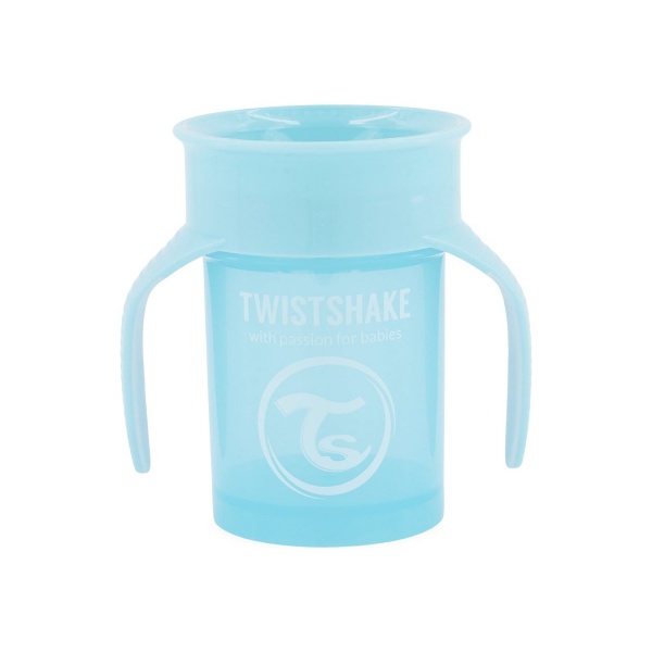 Tasse 360 degrés 230ml bleu pastel - 6m+ Twistshake