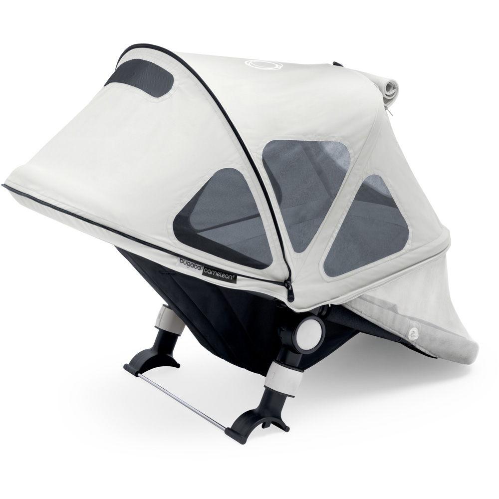 Protection soleil capote à fenêtres pour poussette ...