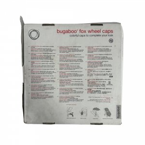 Les imparfaits - enjoliveurs pour poussette fox blanc Bugaboo