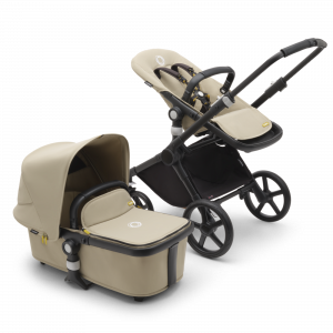 Poussette duo fox club complète noir / beige desert Bugaboo