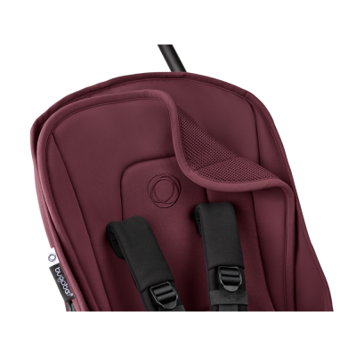 Coussin confort réversible pour poussette bugaboo dark cherry