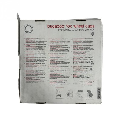 Les imparfaits - enjoliveurs pour poussette fox blanc