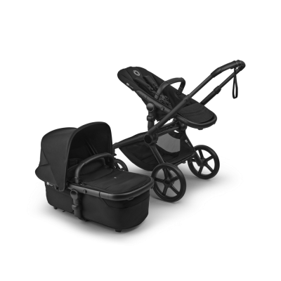 Poussette duo fox 5 tout terrain complète noir / noir prestige