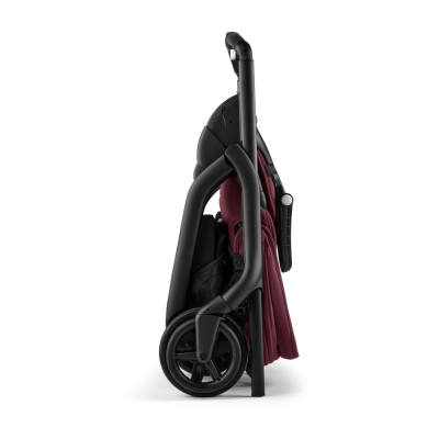 Poussette compacte dragonfly complete black / dark cherry