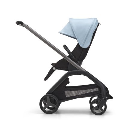 BUGABOO Poussette compacte dragonfly complète graphite / midnight black / skyline blue