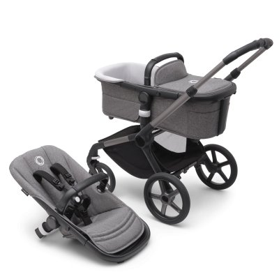 BUGABOO Poussette duo fox 5 base graphite / grey mélange