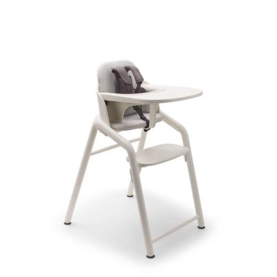 Chaise haute évolutive giraffe + baby set + tablette blanc