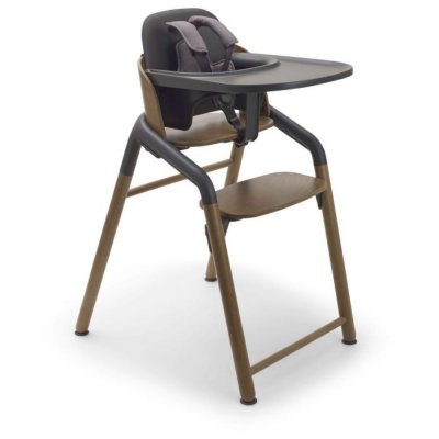 Chaise haute évolutive giraffe + baby set + tablette bois chaud et gris