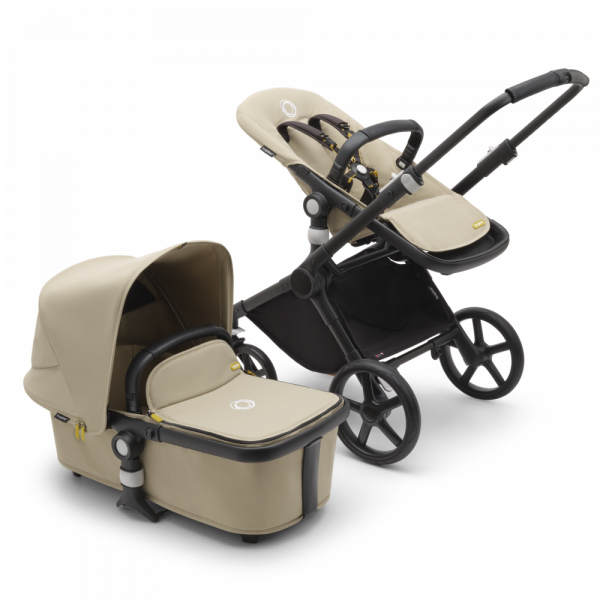 Poussette duo fox club complète noir / beige desert Bugaboo