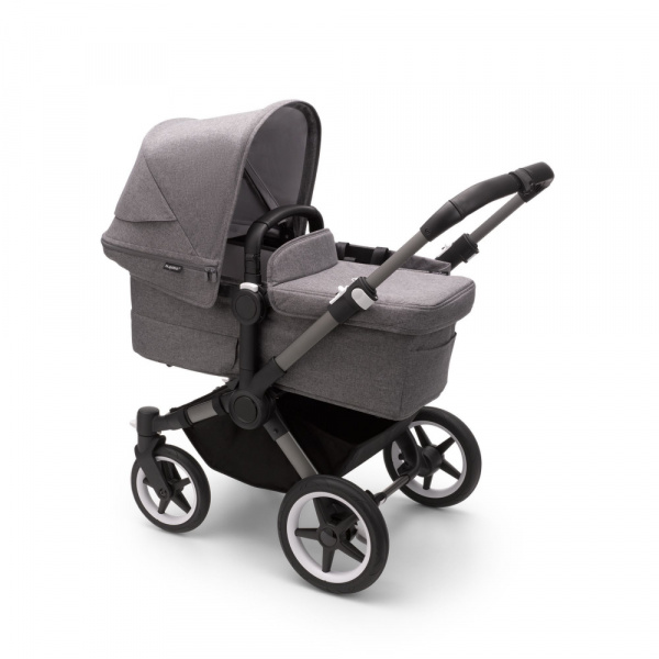 Poussette duo donkey 5 châssis noir noir Bugaboo