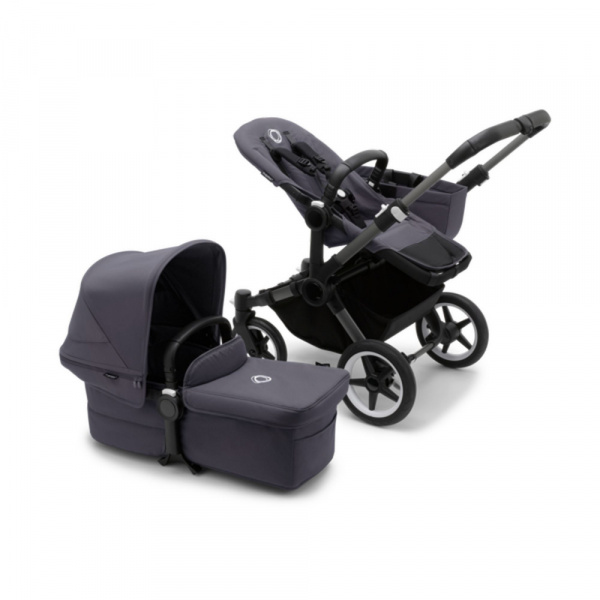 Poussette duo donkey 5 châssis noir noir Bugaboo