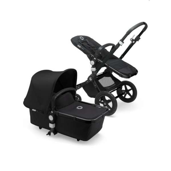 Pack poussette duo caméléon3 plus complète noir noir Bugaboo