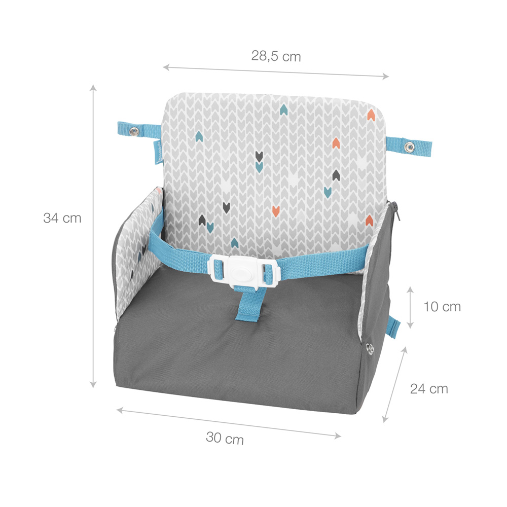 Réhausseur de chaise up and go grey de Babymoov sur allobébé