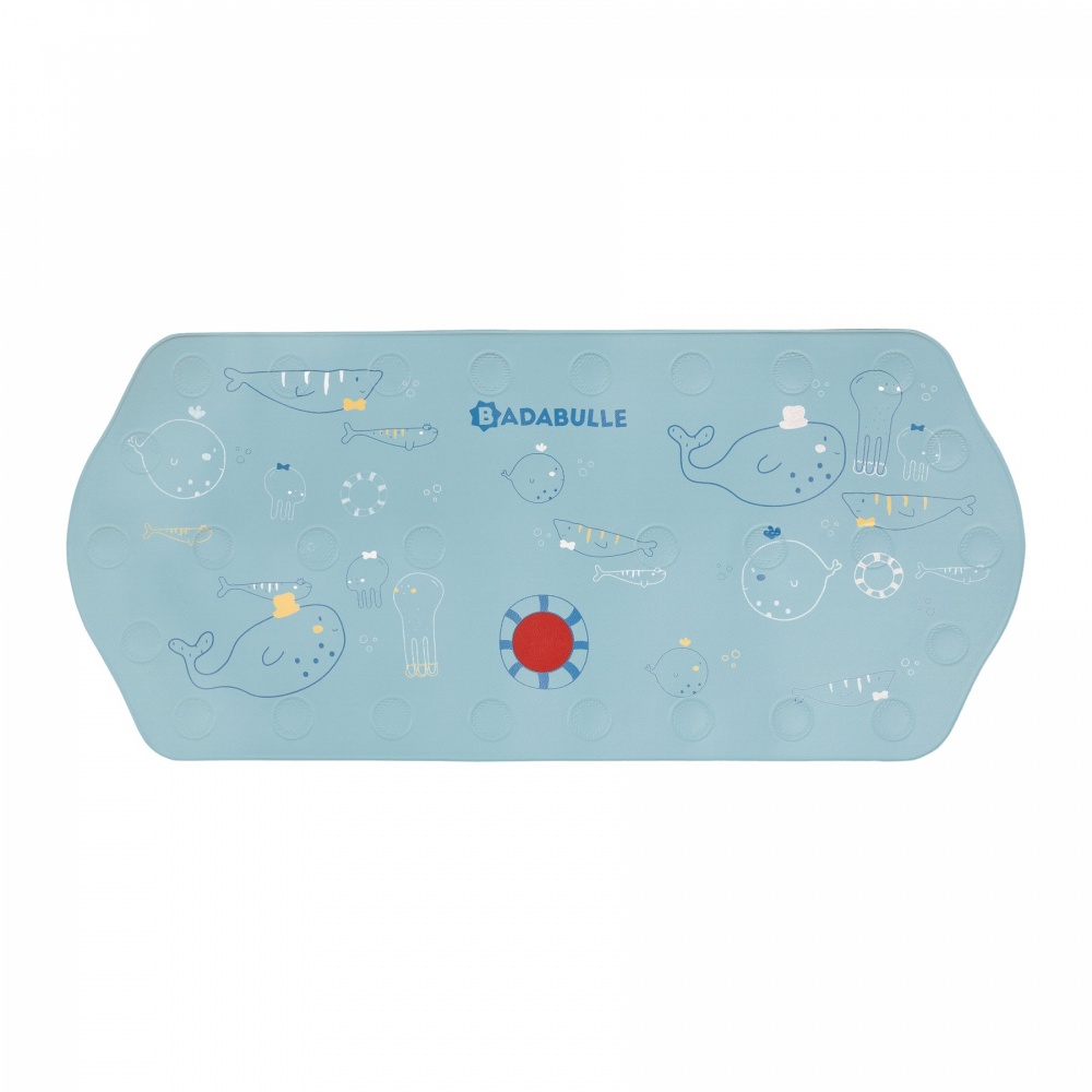 Tapis de bain bébé xxl bleu de Badabulle sur allobébé