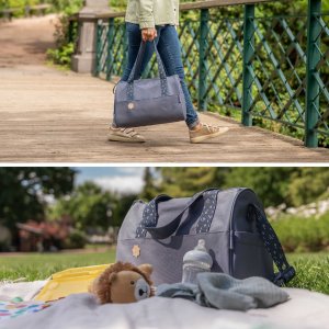 Sac à langer pocketstyle bleu Badabulle