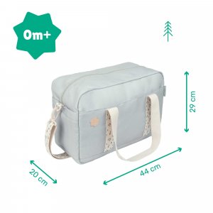 Sac à langer bowling gris Badabulle