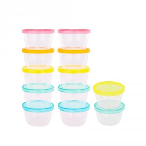 Lot de 12 pots de conservation badabowls Badabulle