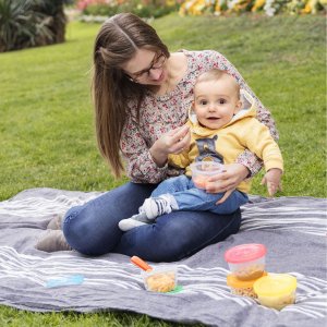 Lot de 5 maxi portions fun couleurs Badabulle