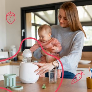 Chauffe biberon nomade easy+ pastel Badabulle