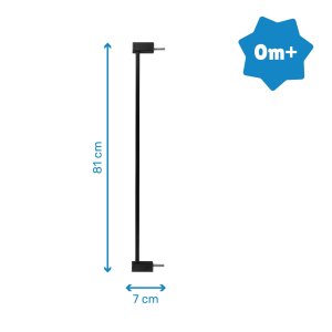 Pack barrière de sécurité safe & pass avec extension 7 cm Badabulle