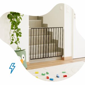 Barrière de sécurité safe & protect xl noire Badabulle