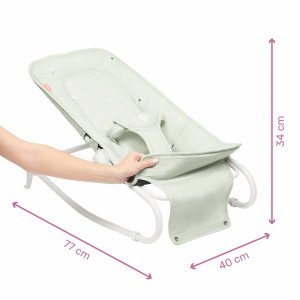 Transat bébé pliable easy lichen Badabulle