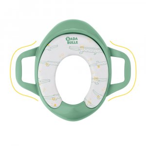 Réducteur de toilette avec poignées crocodile Badabulle