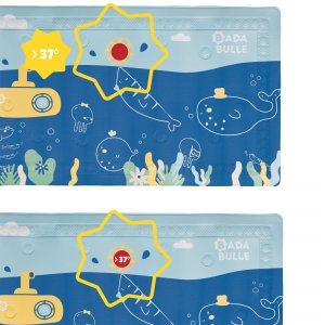 Tapis de bain témoin de température Badabulle