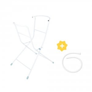 Pied de baignoire pliable + tuyau de vidange Badabulle
