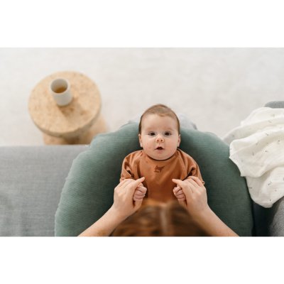 Coussin de maternité et d'allaitement doomoo buddy corduroy green