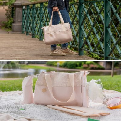 Sac à langer pocketstyle crème