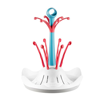 Sèche biberon bleu gris