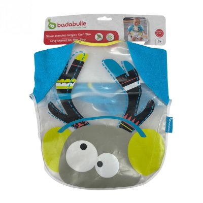 Les imparfaits - bavoir manches longues cerf bleu