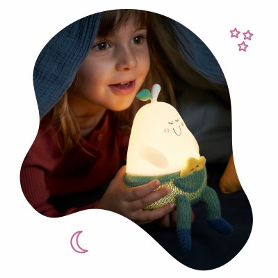 Veilleuse bébé silicone bertille