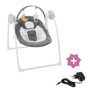 BADABULLE Balancelle confort moonlight + adaptateur
