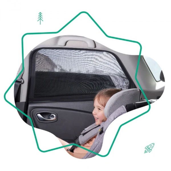 Lot de 2 pare-soleils chaussette Badabulle